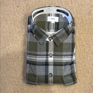 Brax Kay C flannel, olive, XL